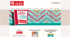 Desktop Screenshot of galeriaalius.pl